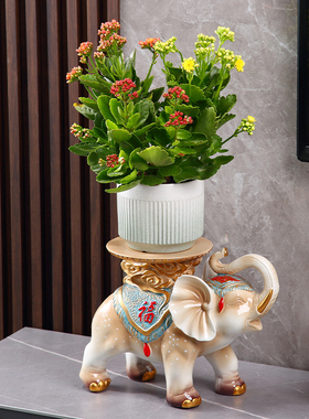 大号大象台面还可以置物创意装饰