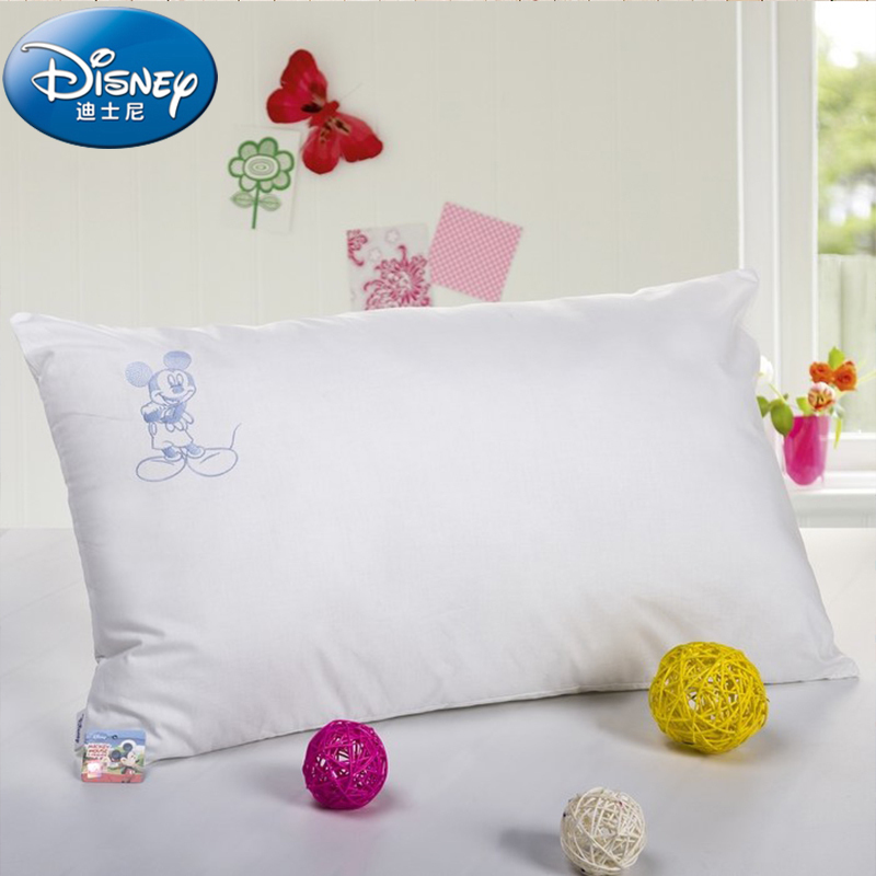 Disney/迪士尼枕頭 全棉壓縮枕心兒童枕 卡通全棉枕芯純棉
