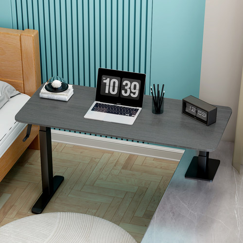 实木飘窗书桌飘窗升降桌子升降飘窗桌手摇升降桌飘窗电脑桌可伸缩 - 图2