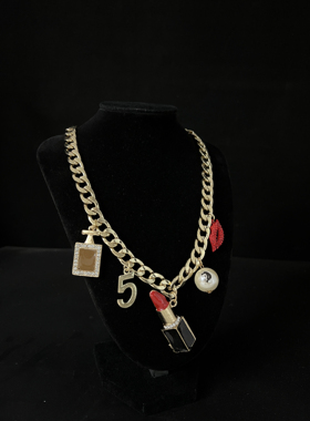 韩版项链百搭水晶夸张女短款长款