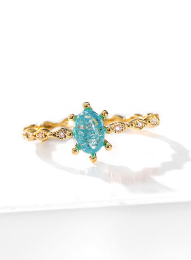 复古时尚风食指小众设计感戒子