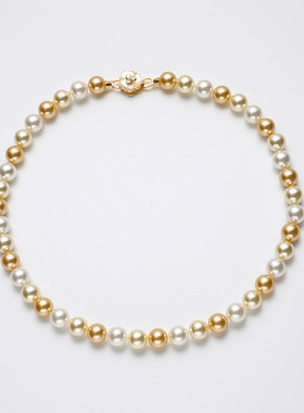 戴拉时尚花朵施家珍珠项链手链