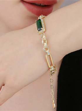 小众复古ins潮风水晶高级感手链