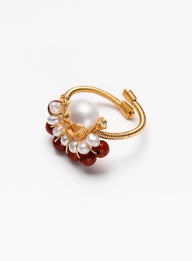 戴拉中国风刀马旦京剧脸谱戒指