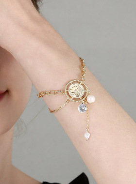 戴拉气质复古高级时尚珍珠手链
