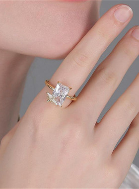 复古高级感几何饰品开口夸张戒指