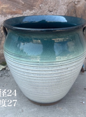 耳朵胖肚子罐子有底孔