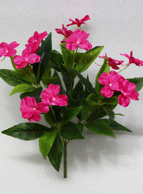 高仿真凤仙花工厂直销花叶丰富