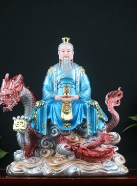 道家三清灵宝天尊教主神像