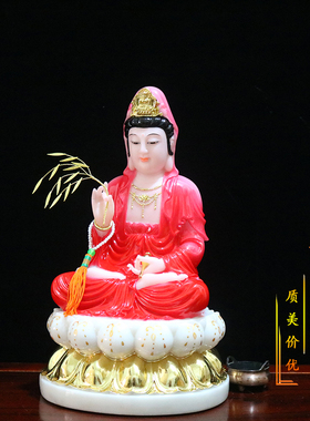 红衣保平安大小号纯手工桌面摆件