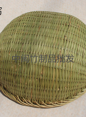 洗菜篮 竹制品竹编水果盘篮竹箩筐竹篓淘米盆篓糖果零食收纳盒子