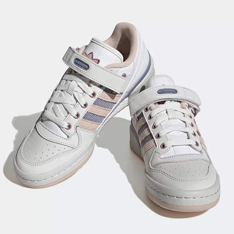 正品Adidas/阿迪达斯三叶草FORUM LOW SHOES女子休闲板鞋 IE1828 - 图2