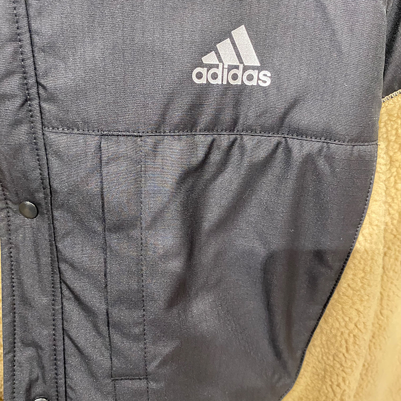 Adidas/阿迪达斯男子冬季舒适毛绒防风运动休闲茄克外套 H40910 - 图3
