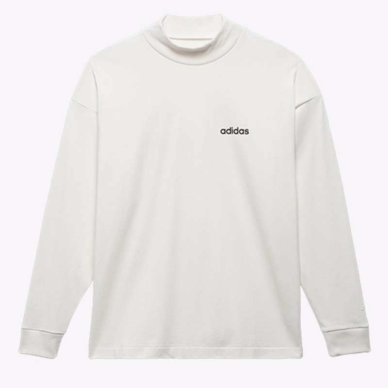 正品Adidas/阿迪达斯男女春季运动半高领长袖T恤IA3422 3423 3424 - 图2