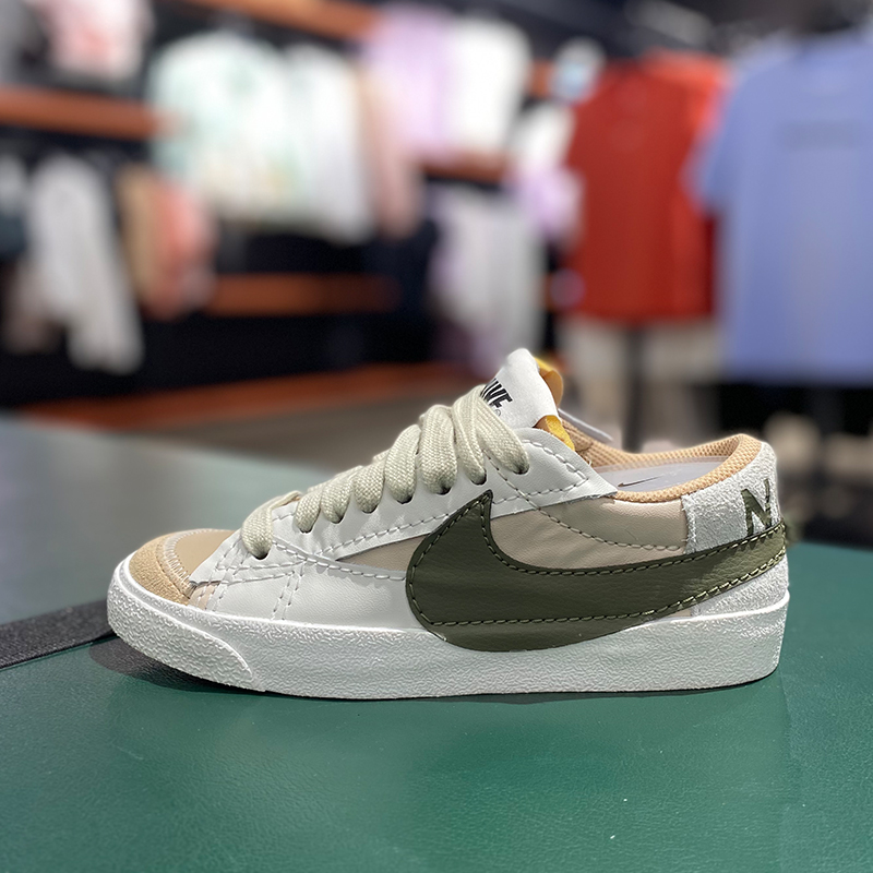 正品 Nike耐克男女BLAZER LOW 77低帮舒适耐磨运动休闲板鞋DQ1470 - 图1