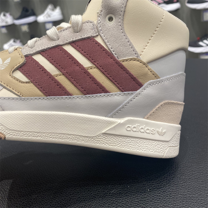 Adidas/阿迪达斯三叶草女子款DROP STEP高帮耐磨运动休闲鞋HR1419 - 图2