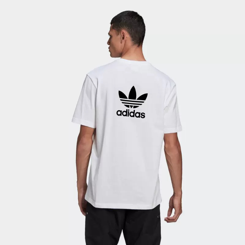 正品Adidas/阿迪达斯三叶草男子宽松透气运动休闲短袖T恤 GN3453 - 图0