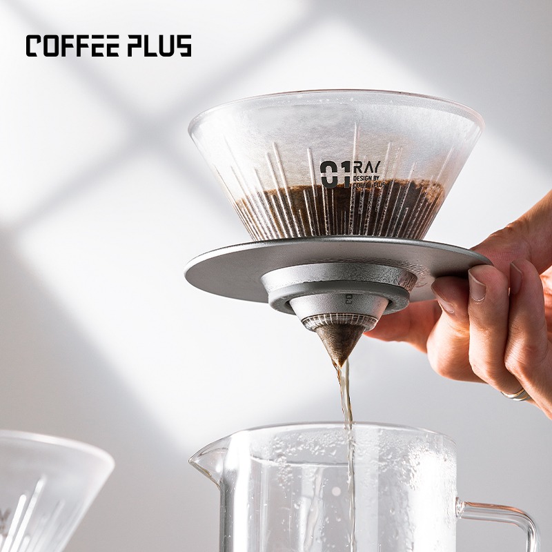 Ray星影手冲咖啡滤杯v60滤杯滴滤式过滤器家用咖啡壶手冲咖啡套装 - 图0
