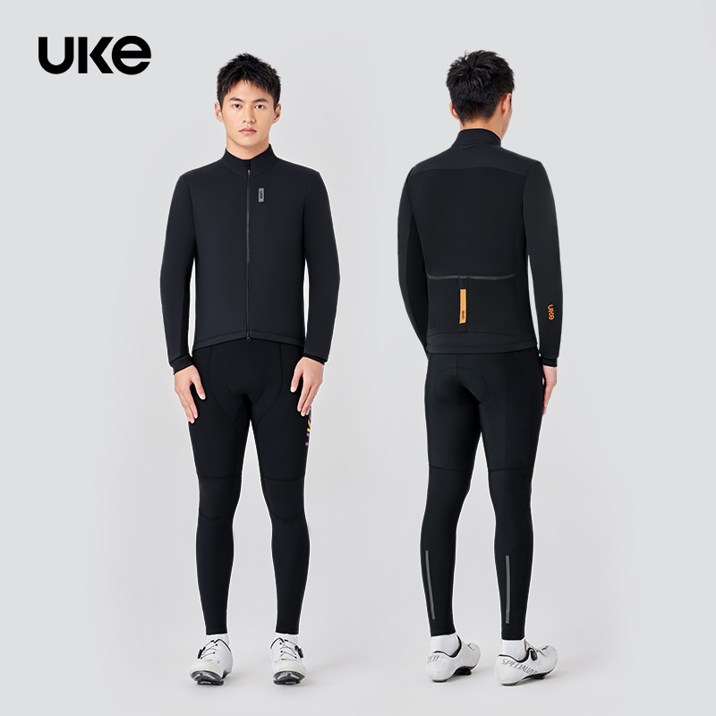 UKE骑行服男子防风轻量保暖骑行夹克耐磨立领秋冬防泼水外套骑迹