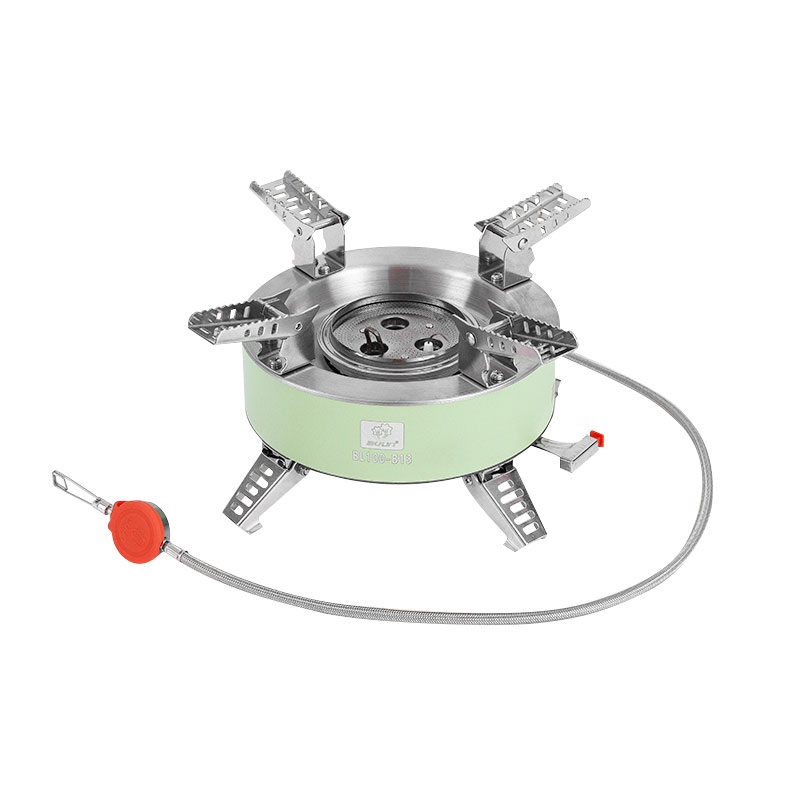 步林户外炉具瓦斯炉卡式炉燃气灶野外餐B13火炉头便携式煮茶炉子 - 图0