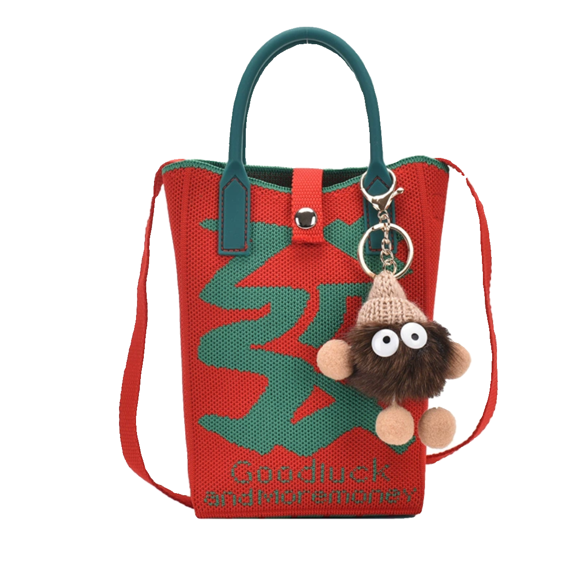 新年针织包包女2024新款超火小包包发财包可爱休闲单肩斜挎手提包,淘宝优惠券,粉丝福利购,淘宝优惠卷