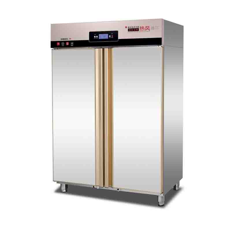 Commercial high temperature single and double door hot air circulation disinfection cabinet stainless steel large capacity factory school canteen disinfection cupboard