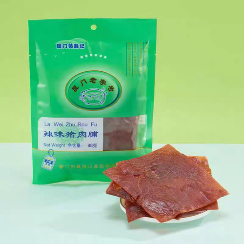 黄胜记猪肉脯88g牛肉干牛肉粒肉松肉酥猪肉柳辣味猪肉条厦门特产 - 图3