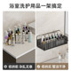 Bathroom storage rack without punching wall-mounted wall-mounted