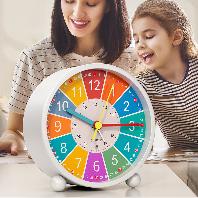 早教小闹钟女孩自律桌面起床神器 昕昕家居闹钟/投影钟