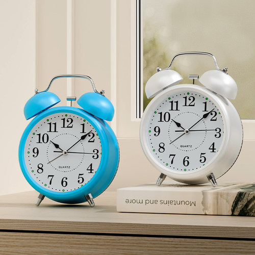 闹钟学生专用起床神器2025新款强力叫醒初高中生儿童男女孩时钟小-图0