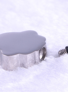 钛钢香水瓶黑色动物骨灰盒吊坠