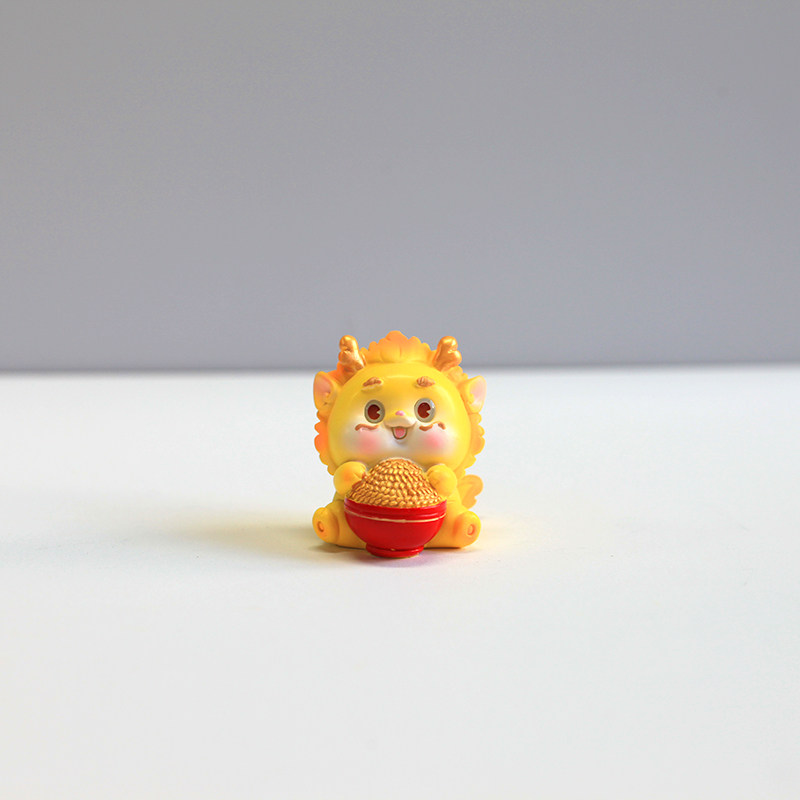 新款龙年吉祥物生肖龙摆件小桌面家居装饰品车载送女生生日礼物,淘宝优惠券,粉丝福利购,淘宝优惠卷