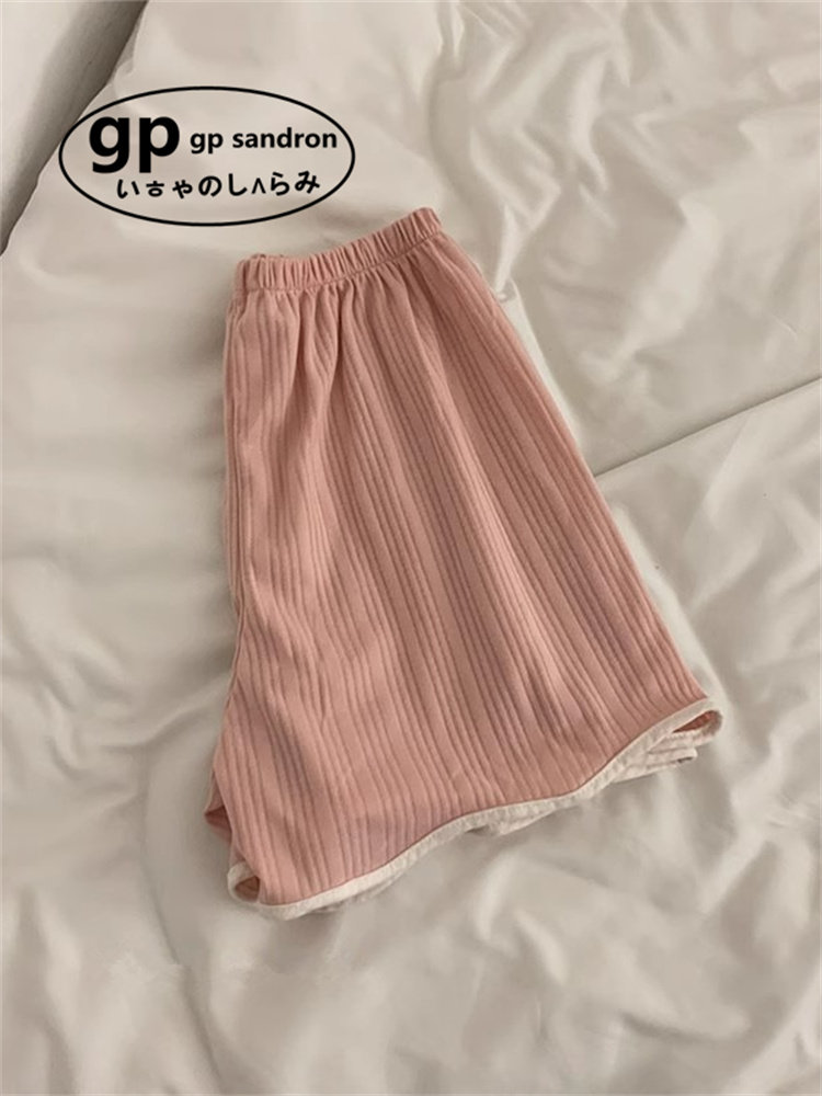 日本小众gp卡通睡衣女夏季薄款短袖纯棉草莓熊网红家居服学生套装,淘宝优惠券,粉丝福利购,淘宝优惠卷