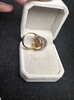 Pure natural ghost ring, 925 silver inlaid with live mouth, stone size 16*29mm, weight 10 grams, fidelity