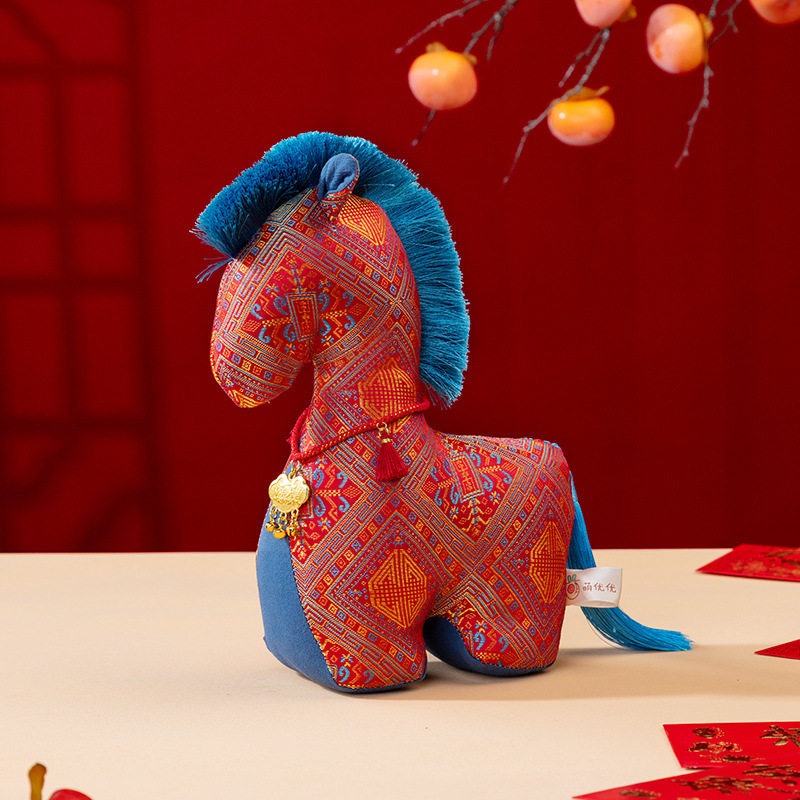 马年吉祥物公仔生肖马年礼物毛绒玩具富贵布艺马挂件新年居家摆件,淘宝优惠券,粉丝福利购,淘宝优惠卷