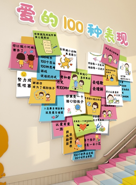 绘本馆墙面装饰贴打开绘本看世界阅读区幼儿园环创图书角文化布置