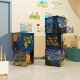 Studio exhibition atmosphere scene layout art classroom decoration kindergarten environmental creation Van Gogh theme wall finished material wall