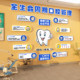 Children's whole life cycle facial health management oral dental wall decoration clinic advertising stickers and posters