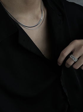 双层嘻哈小众设计轻奢百搭项链