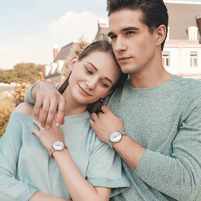 bestdon石英情侣款名牌小巧女表 邦顿手表国产腕表