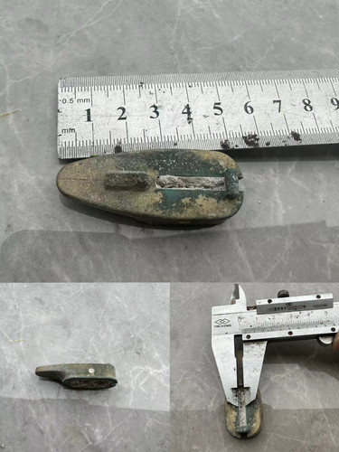 工厂处理 刀具护手 雕花铜护手铜档头铜尾档 直刀刀胚DIY配件零件 - 图1