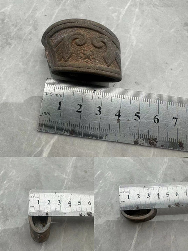 工厂处理 刀具护手 雕花铜护手铜档头铜尾档 直刀刀胚DIY配件零件 - 图0