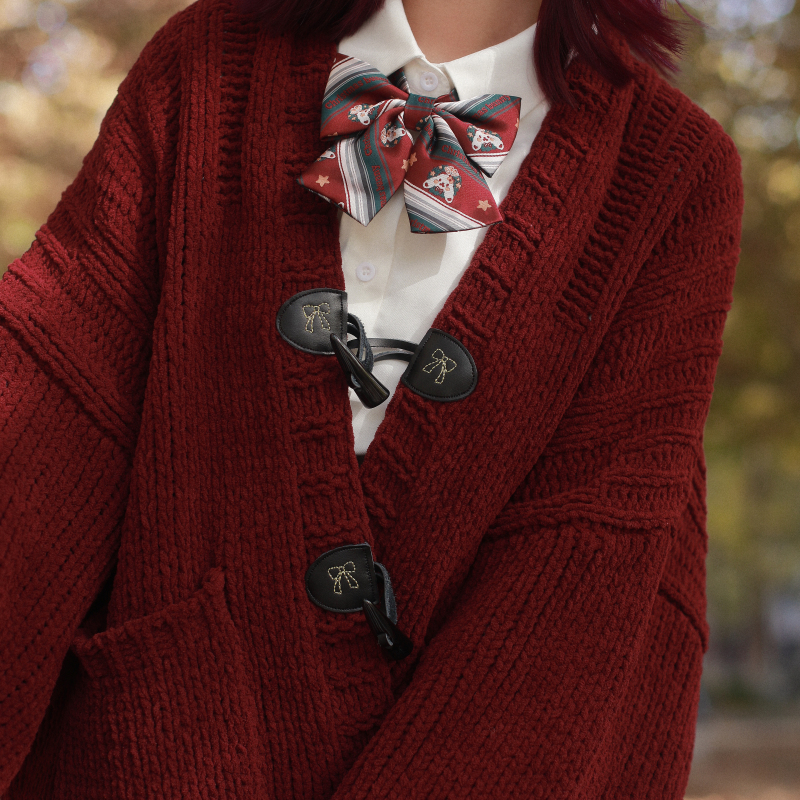 本守造原创画手合作款圣诞狗狗领带领结JK制服小物日系日本学生 - 图1