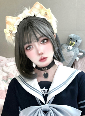 本守造原创浅黄猫耳发箍kc白