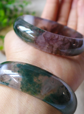 纯天然原色内径玛瑙手镯