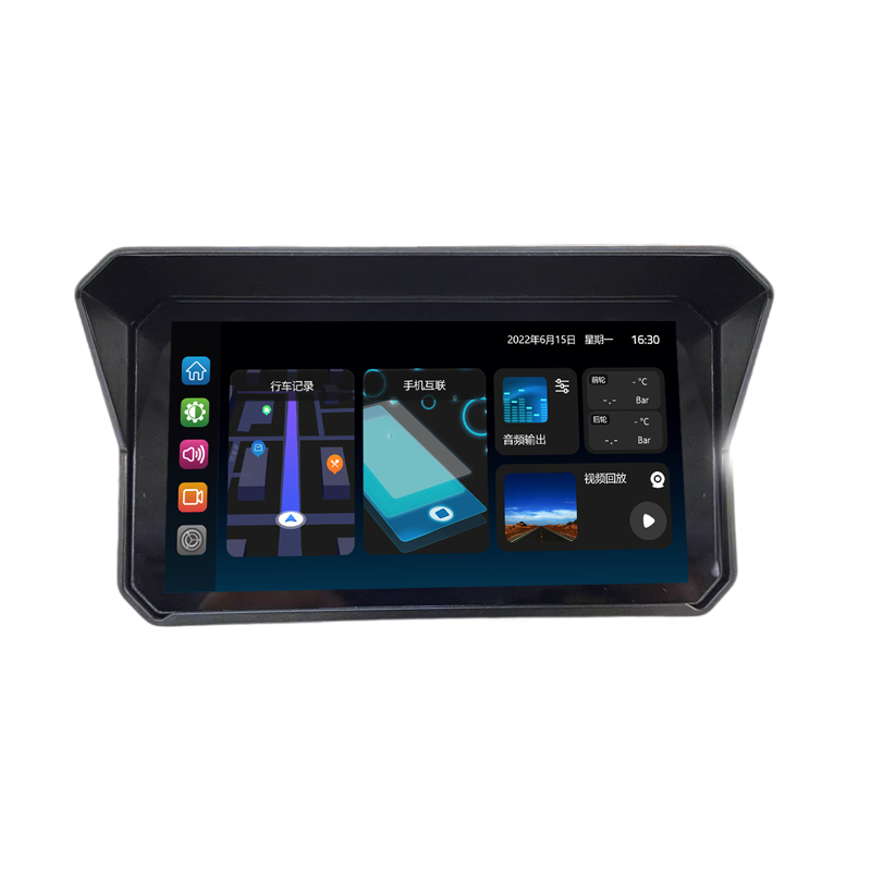 突破者车机遮光罩6.1英寸适用于M3 M2 M12 Pro摩托车行车记录仪 - 图0