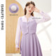French earring collar dress, retro and elegant