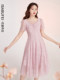 Mesh isabufei/clothing gauze Fiber A-line skirt
