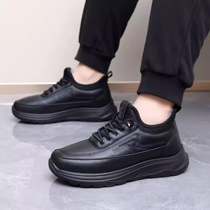 冬季老北京布鞋男棉鞋加绒防滑保暖一脚蹬防水中老年爸爸鞋老人鞋,淘宝优惠券,粉丝福利购,淘宝优惠卷