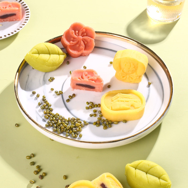御品轩绿豆糕手工240g茶点冰糕 振彰御品轩传统糕点